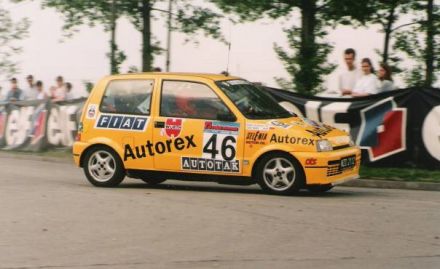 Jacek Sikora i Marek Kaczmarek - Fiat Cinquecento Sporting.